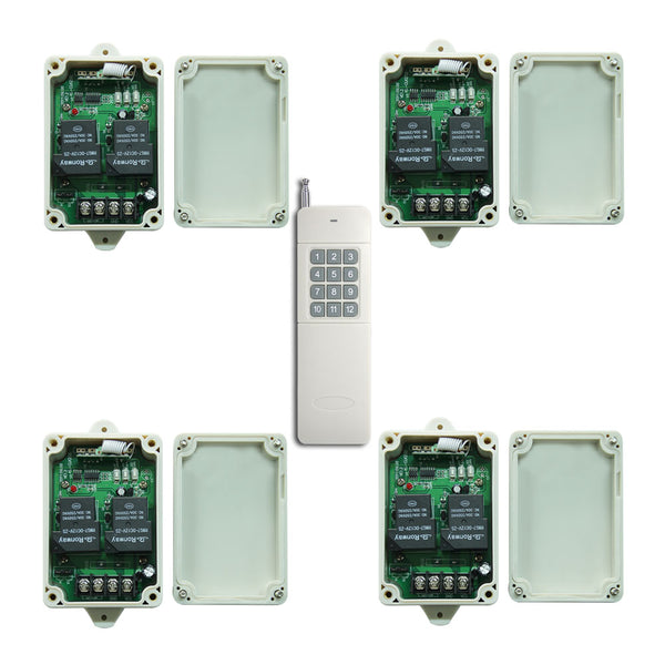 12V 24V Wireless RF Remote Control Switch Kit For DC Electric Motor ...