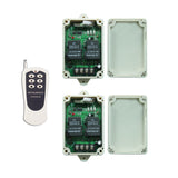 Two DC 12V 24V 1 Way Linear Actuator Switches and Wireless Remote Control (Model: 0020604)