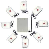 DC Power 8 Channel Wireless Remote Control  Receiver and 8 Transmitters (Model: 0020294)