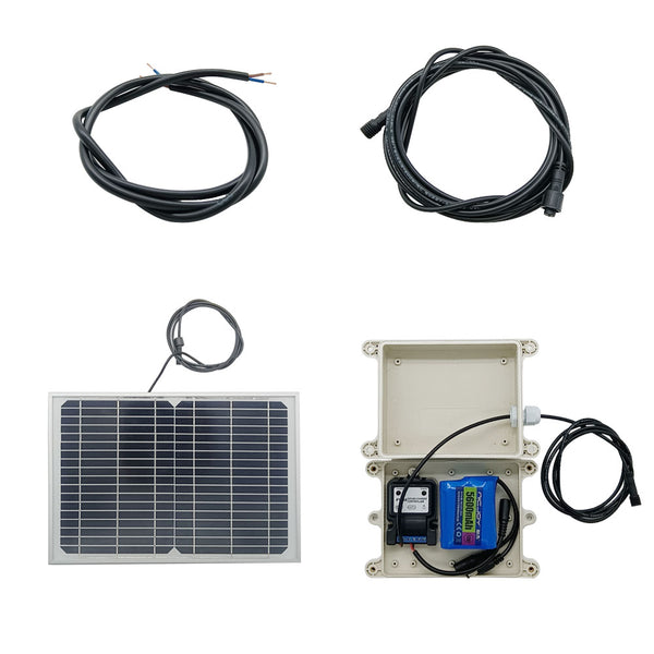 A Complete Solar Power Kits With 12V Lithium Battery For Home (Model: 0010205)