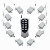 A 12 Buttons Transmitter Control 12 AC Wireless Remote Switches (Model: 0020366)