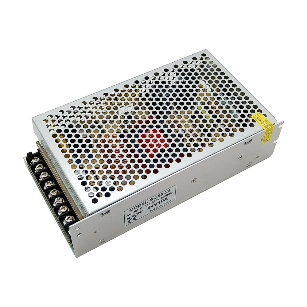 Alimentation Secteur 24V 10A 240W Universelle - Pour CCTV, LED, Radio - Neuf