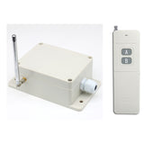 2000 Meters 2 Channel AC Power Input Output 10A Wireless Remote Control Switch Kit (Model: 0020398)