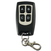50 meters waterproof 4 buttons wireless RF remote control or radio transmitter