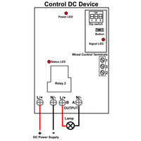 1 Way 5 km DC 30A Remote Switch Kit for Wireless Control 6V 9V 12V 24V Light (Model: 0020114)