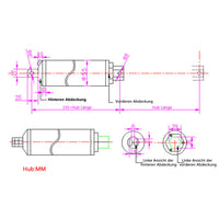 DC 12V 24V High Speed Electric Linear Actuator Stroke 16 Inch 400mm (Model: 0041568)
